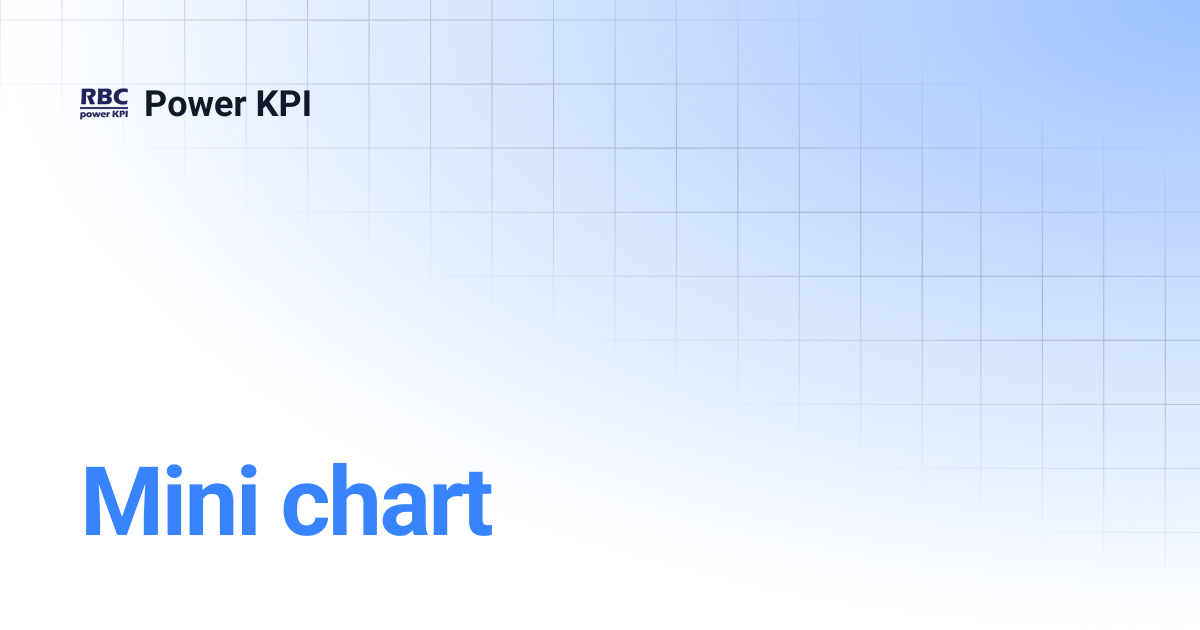 Mini chart | Power KPI
